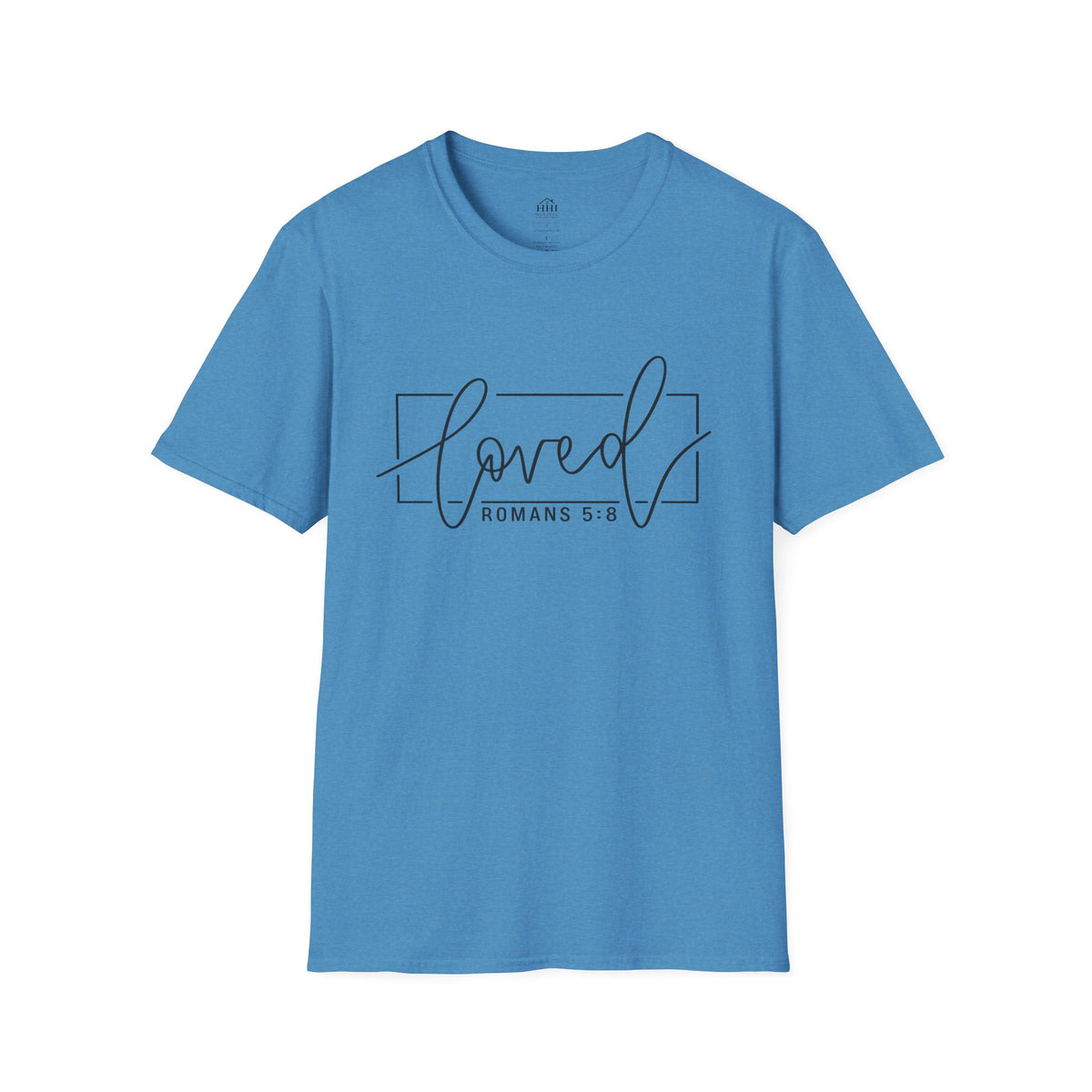 Loved Romans 5:8 Christian T-Shirt | Minimalist Faith Graphic Tee