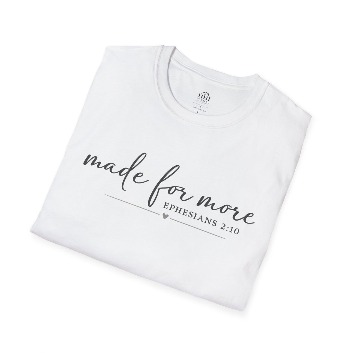 Made For More Christian T-Shirt | Minimalist Faith Graphic Tee