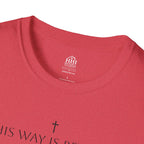 His Way Is Better T-Shirt — Minimal Cross Christian Tee