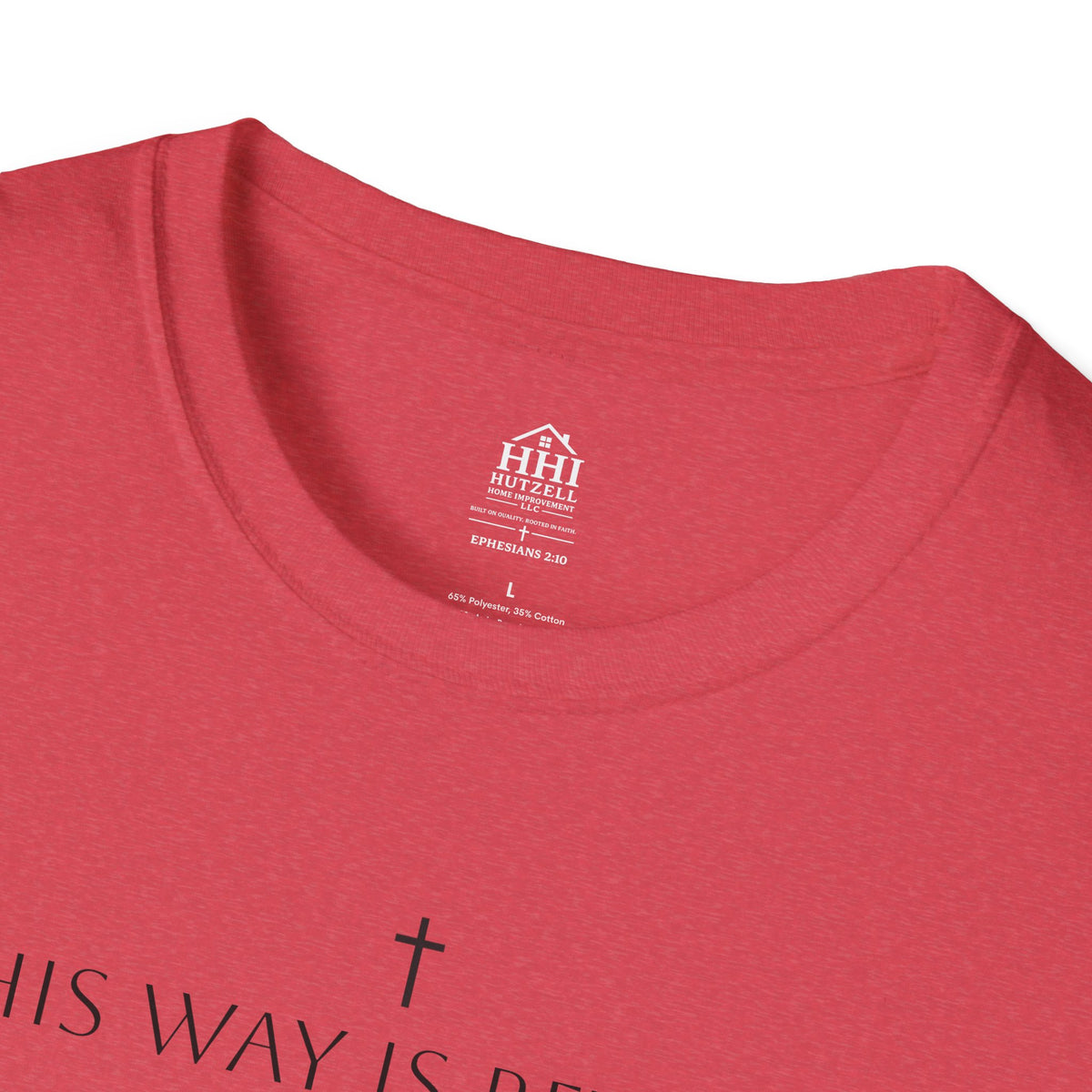 His Way Is Better T-Shirt — Minimal Cross Christian Tee