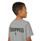 Equipped Youth Tee – Christian Kids T-Shirt with Cross & 2 Timothy 3:17