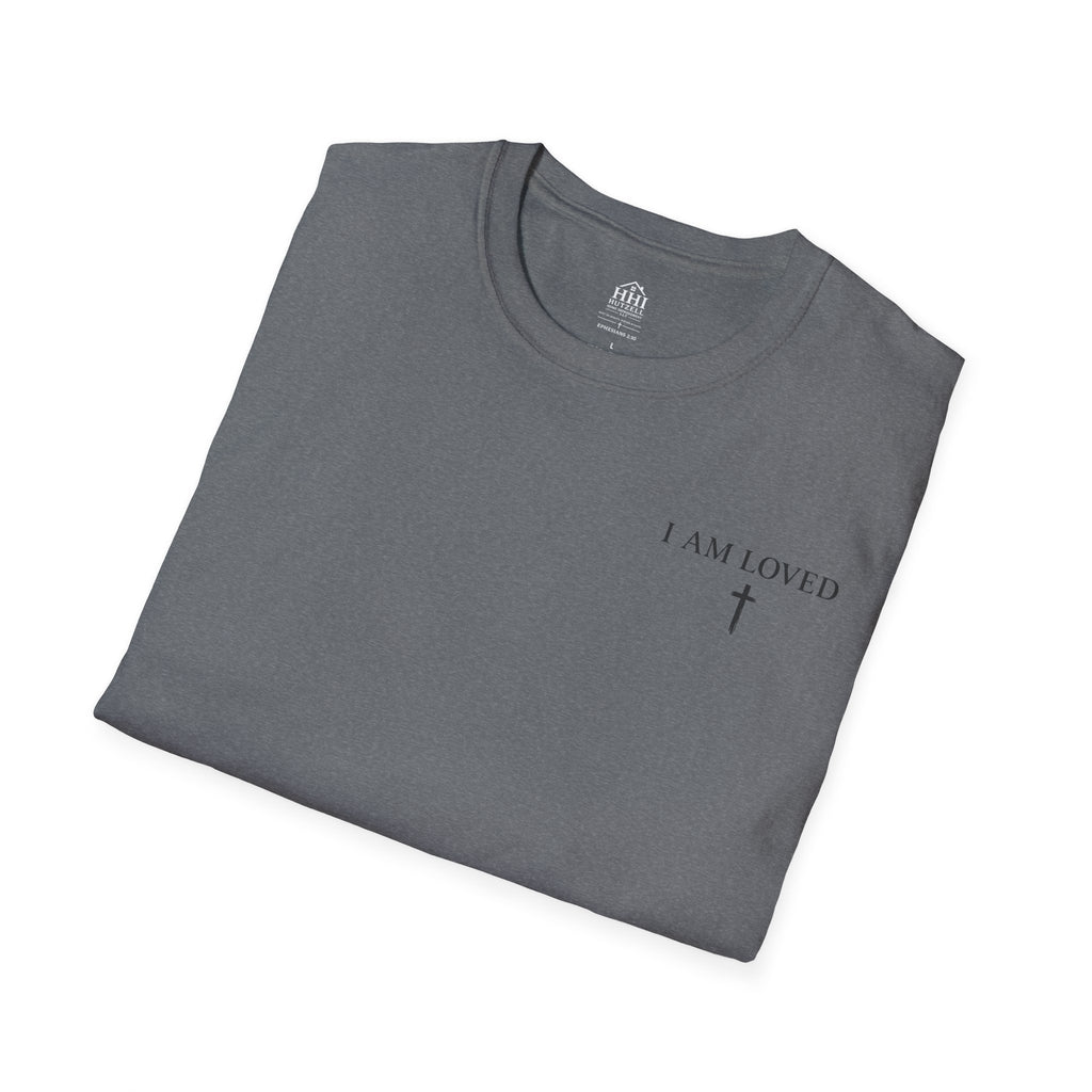 I Am Loved Christian T-Shirt — Inspirational Faith Tee with Cross