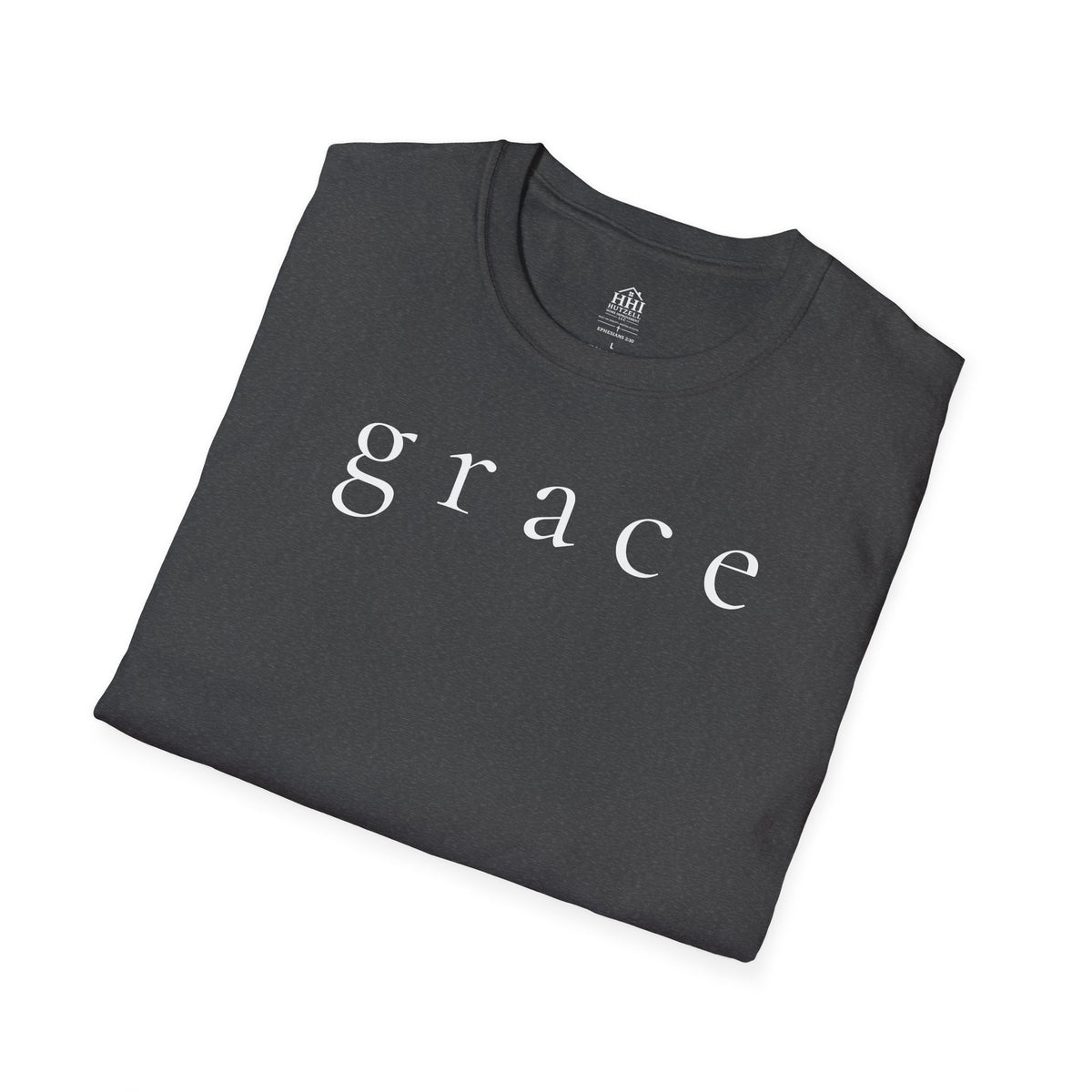 Grace Script T-Shirt — Minimalist Christian Faith Tee