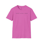 Faith Over Fear T-Shirt — Minimal Christian Inspirational Tee