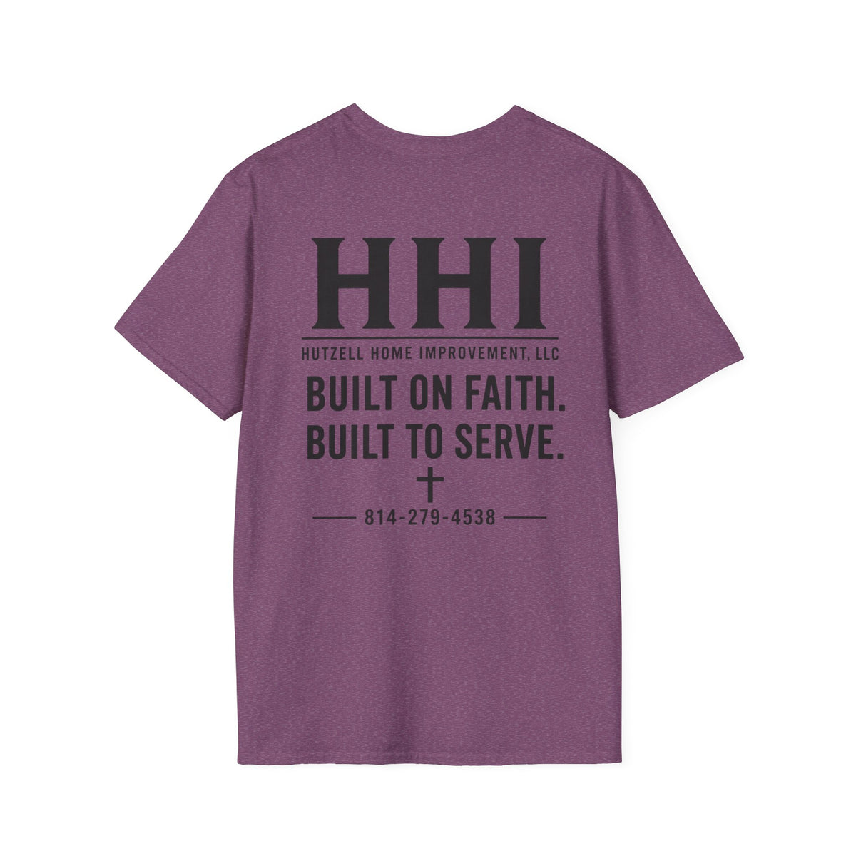 T-Shirt — HHI Built on Faith | Christian Home Improvement Logo Tee