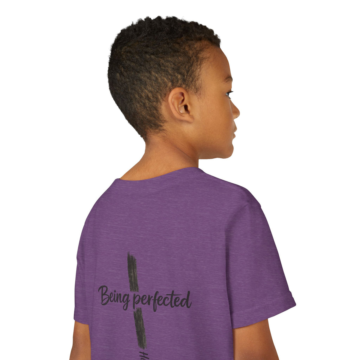 Youth Tee — "Being Perfected" Inspirational Christian T-shirt