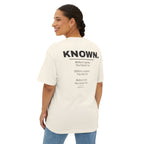 Known. Graphic Tee — Inspirational Message Boxy T-Shirt