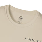 I Am Loved Christian T-Shirt — Inspirational Faith Tee with Cross