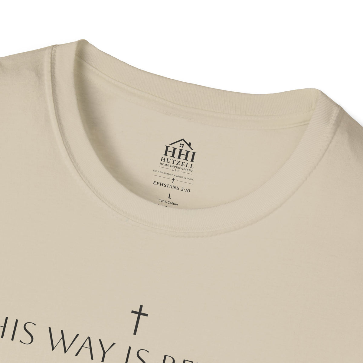 His Way Is Better T-Shirt — Minimal Cross Christian Tee