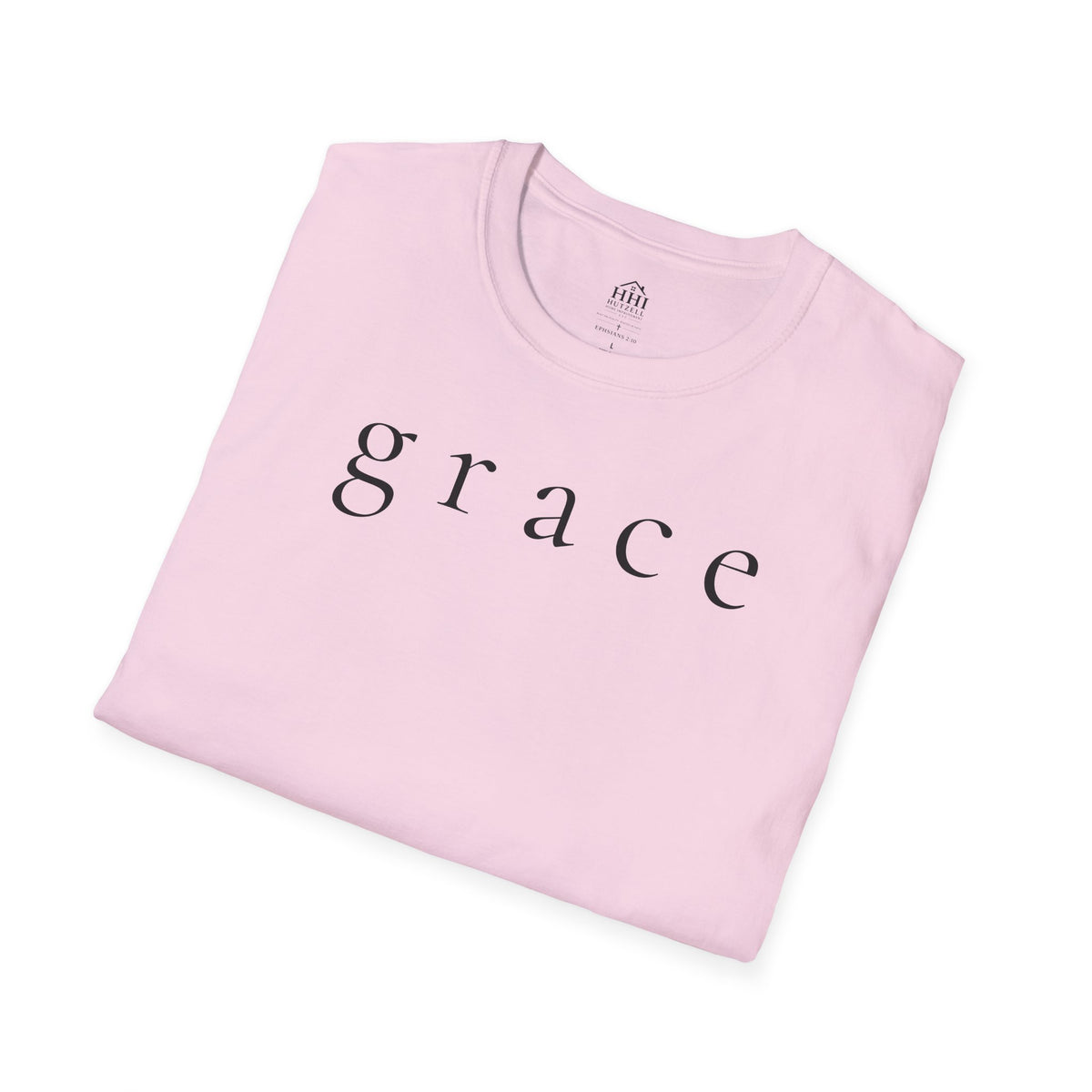 Grace Script T-Shirt — Minimalist Christian Faith Tee
