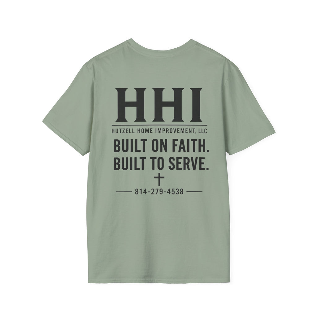 T-Shirt — HHI Built on Faith | Christian Home Improvement Logo Tee
