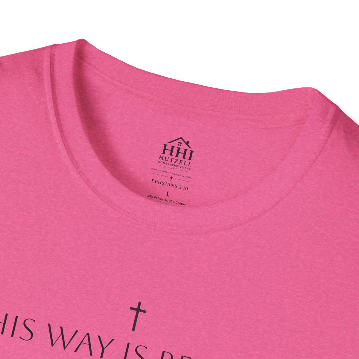 His Way Is Better T-Shirt — Minimal Cross Christian Tee