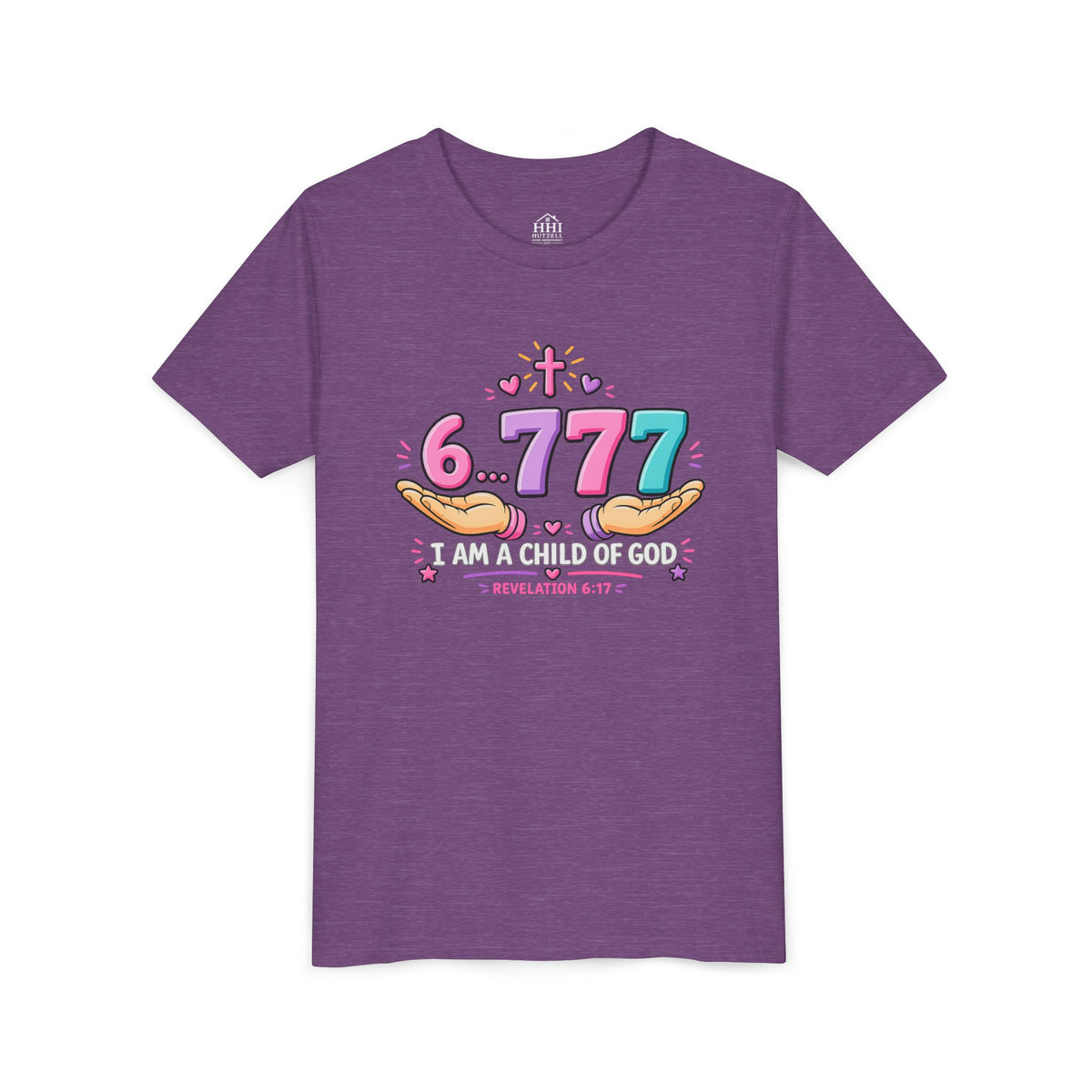 Youth 6...777 | "I am a child of God" Christian Tee