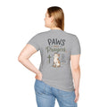 Cat 'Paws and Prayers' T-Shirt — Cute Christian Cat Graphic Tee