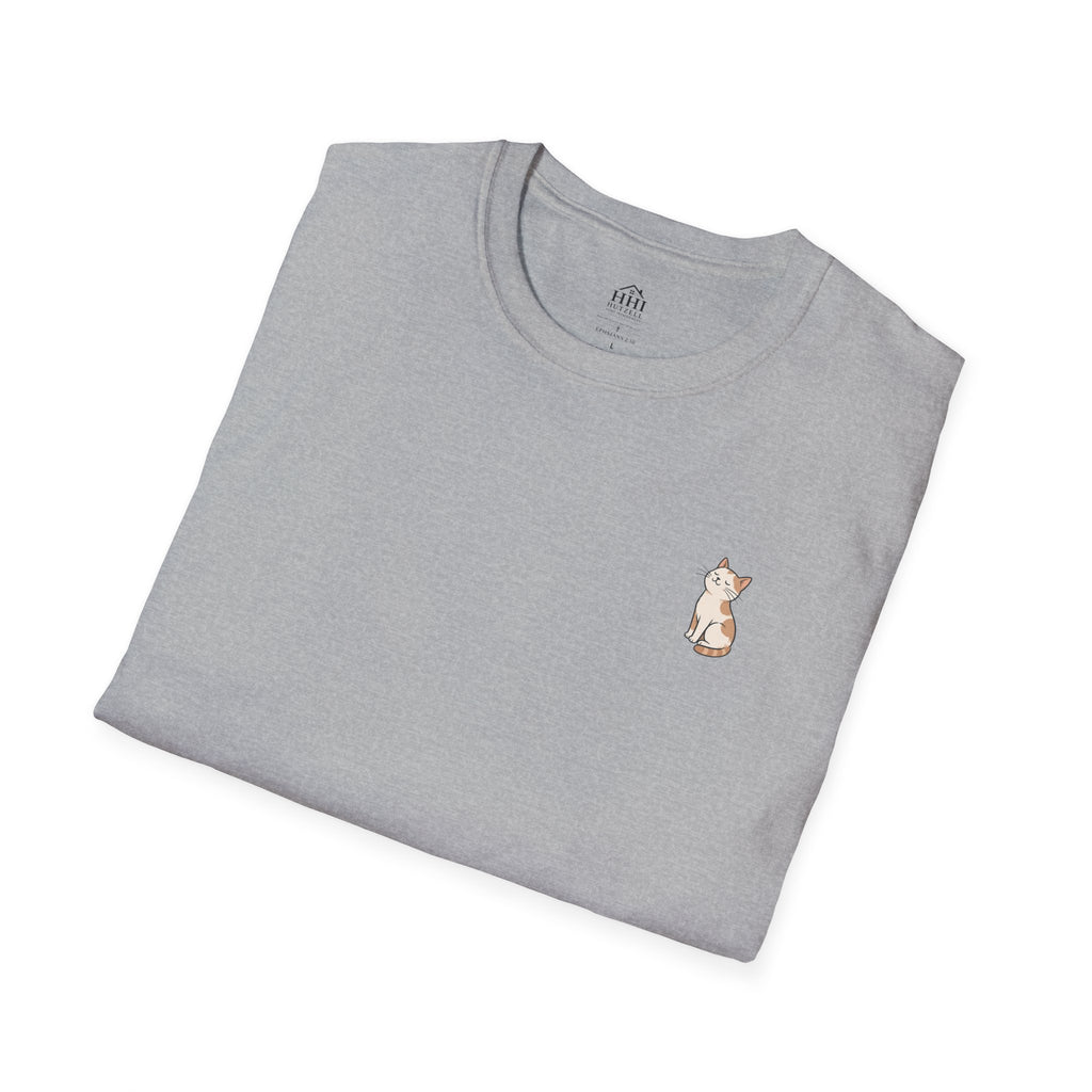 Cat 'Paws and Prayers' T-Shirt — Cute Christian Cat Graphic Tee