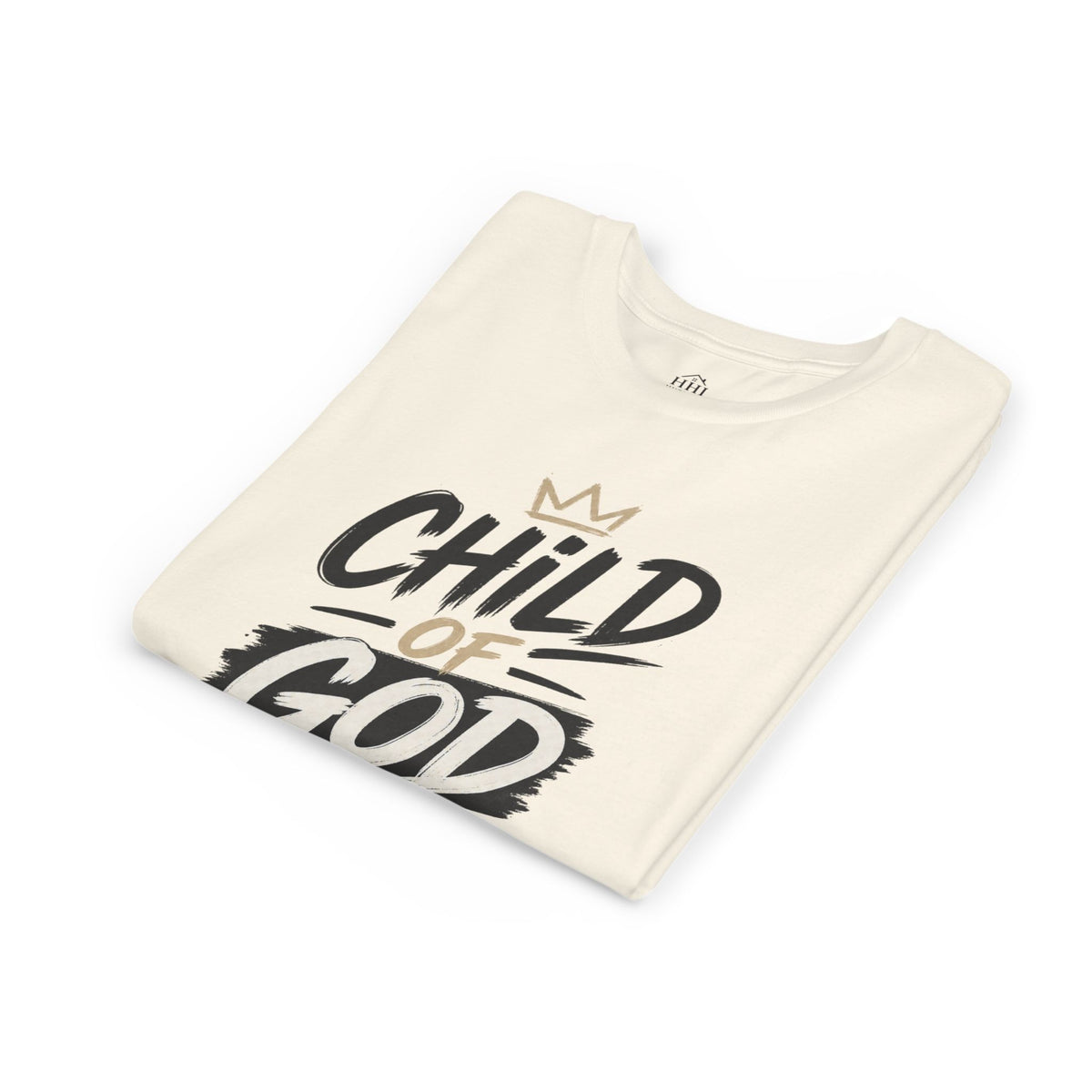 Child of God Youth Tee — Christian Kids Short Sleeve Shirt (faith, baptism, Sunday School)