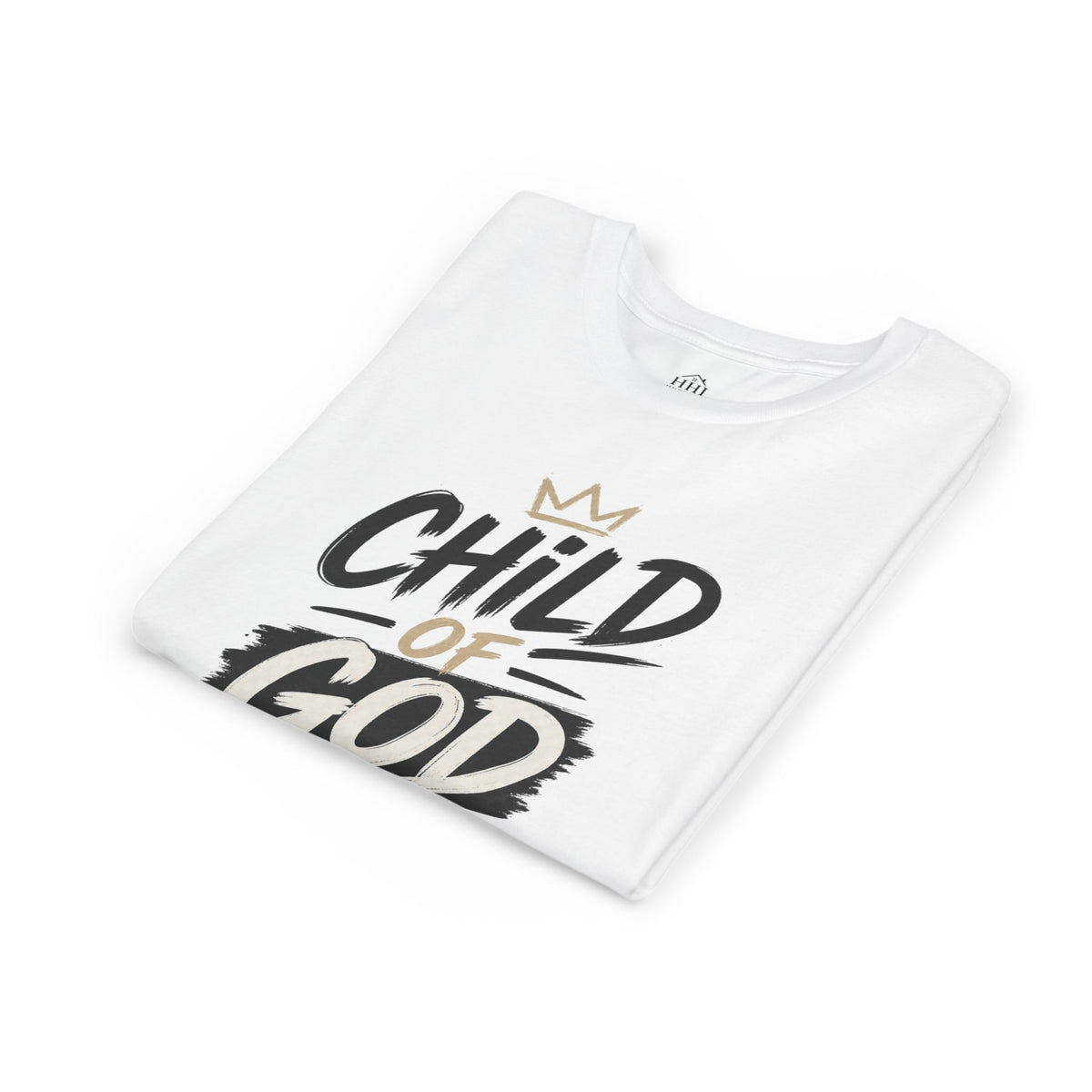 Child of God Youth Tee — Christian Kids Short Sleeve Shirt (faith, baptism, Sunday School)