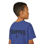 Equipped Youth Tee – Christian Kids T-Shirt with Cross & 2 Timothy 3:17