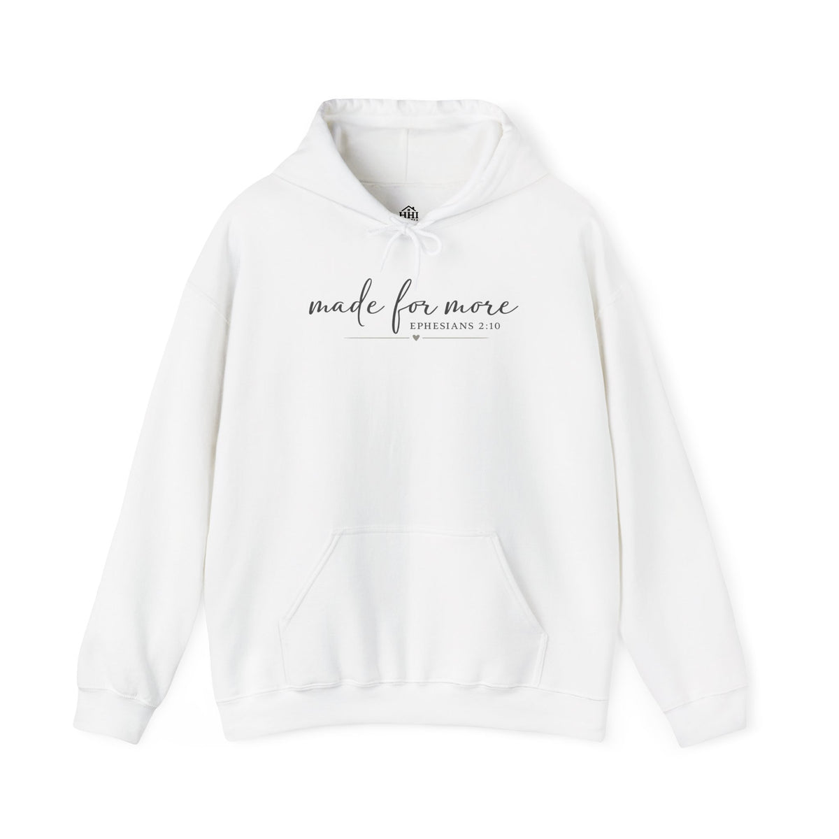 Made For More Hoodie — Inspirational Minimal Script Pullover