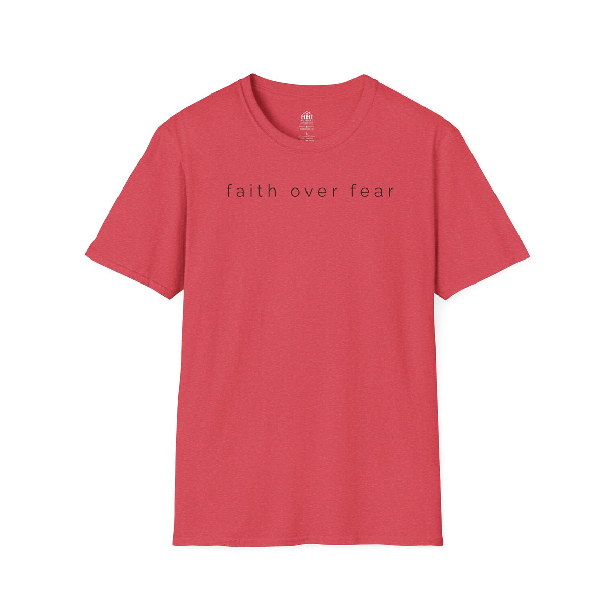 Faith Over Fear T-Shirt — Minimal Christian Inspirational Tee