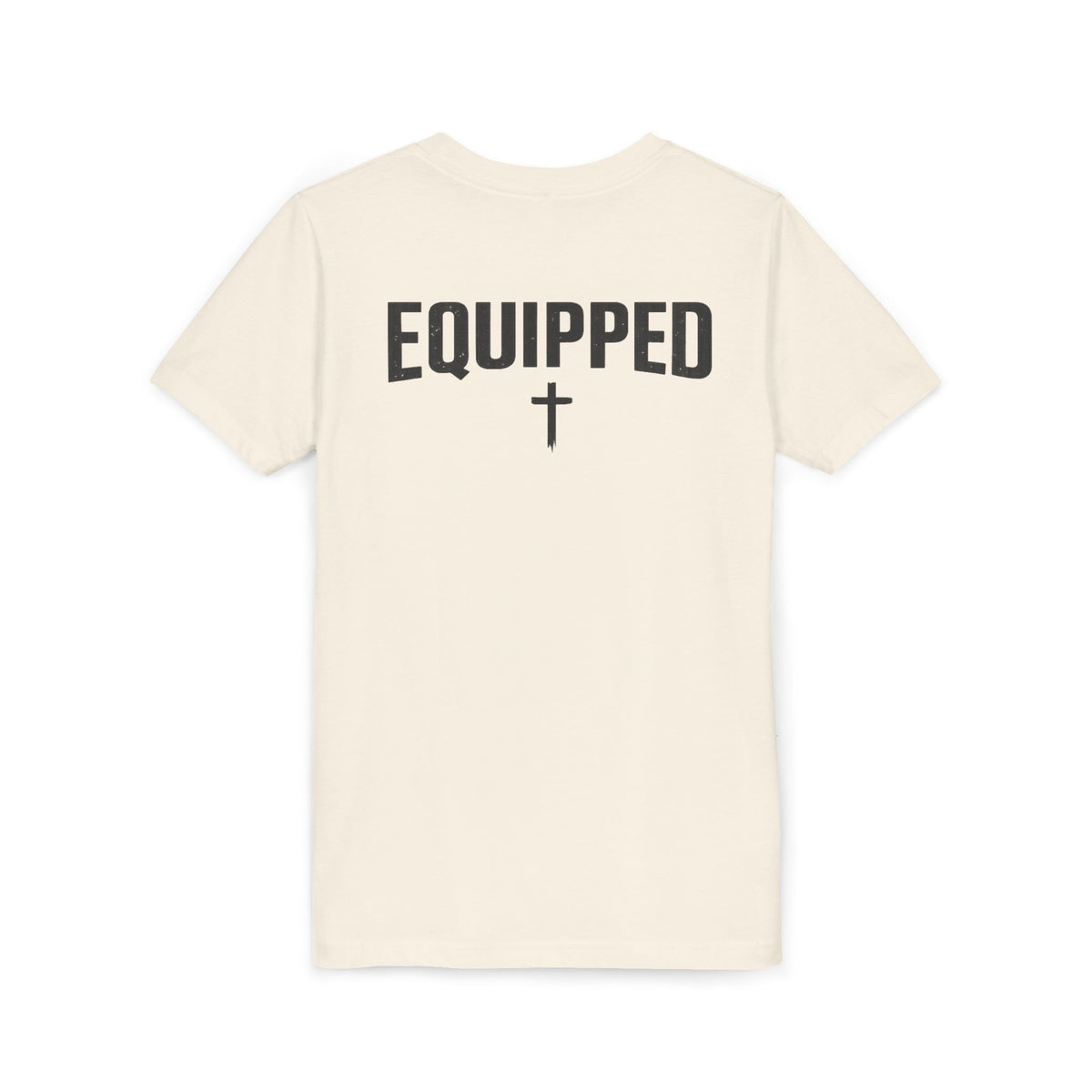 Equipped Youth Tee – Christian Kids T-Shirt with Cross & 2 Timothy 3:17