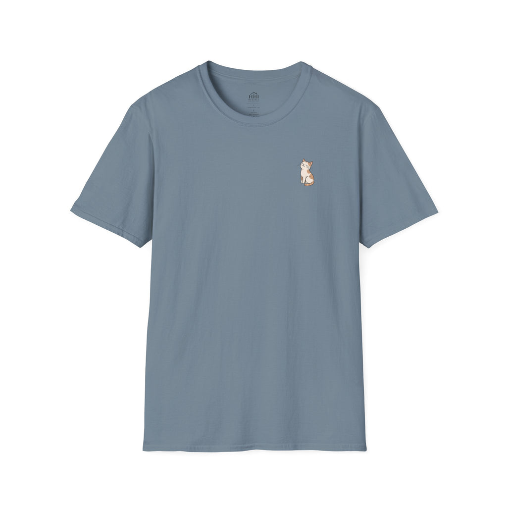 Cat 'Paws and Prayers' T-Shirt — Cute Christian Cat Graphic Tee
