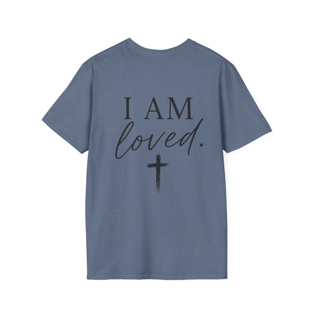 I Am Loved Christian T-Shirt — Inspirational Faith Tee with Cross