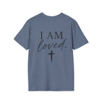 I Am Loved Christian T-Shirt — Inspirational Faith Tee with Cross