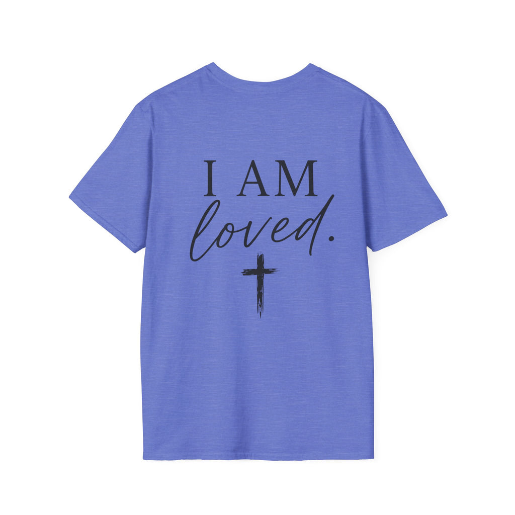 I Am Loved Christian T-Shirt — Inspirational Faith Tee with Cross