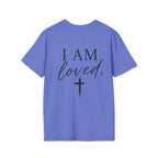 I Am Loved Christian T-Shirt — Inspirational Faith Tee with Cross