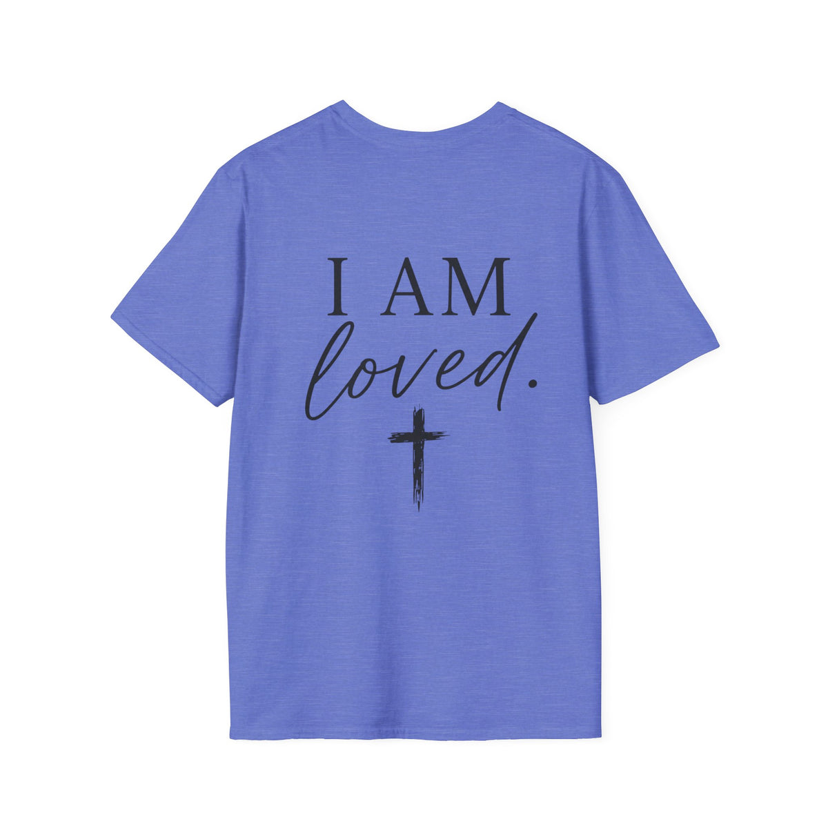 I Am Loved Christian T-Shirt — Inspirational Faith Tee with Cross