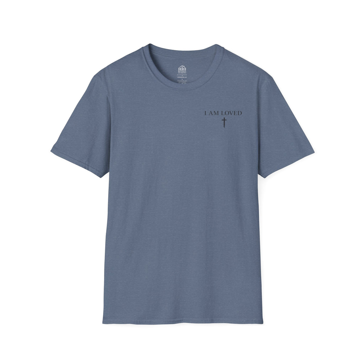 I Am Loved Christian T-Shirt — Inspirational Faith Tee with Cross
