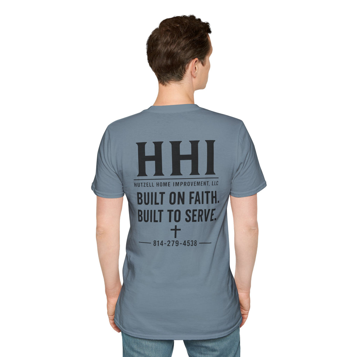 T-Shirt — HHI Built on Faith | Christian Home Improvement Logo Tee