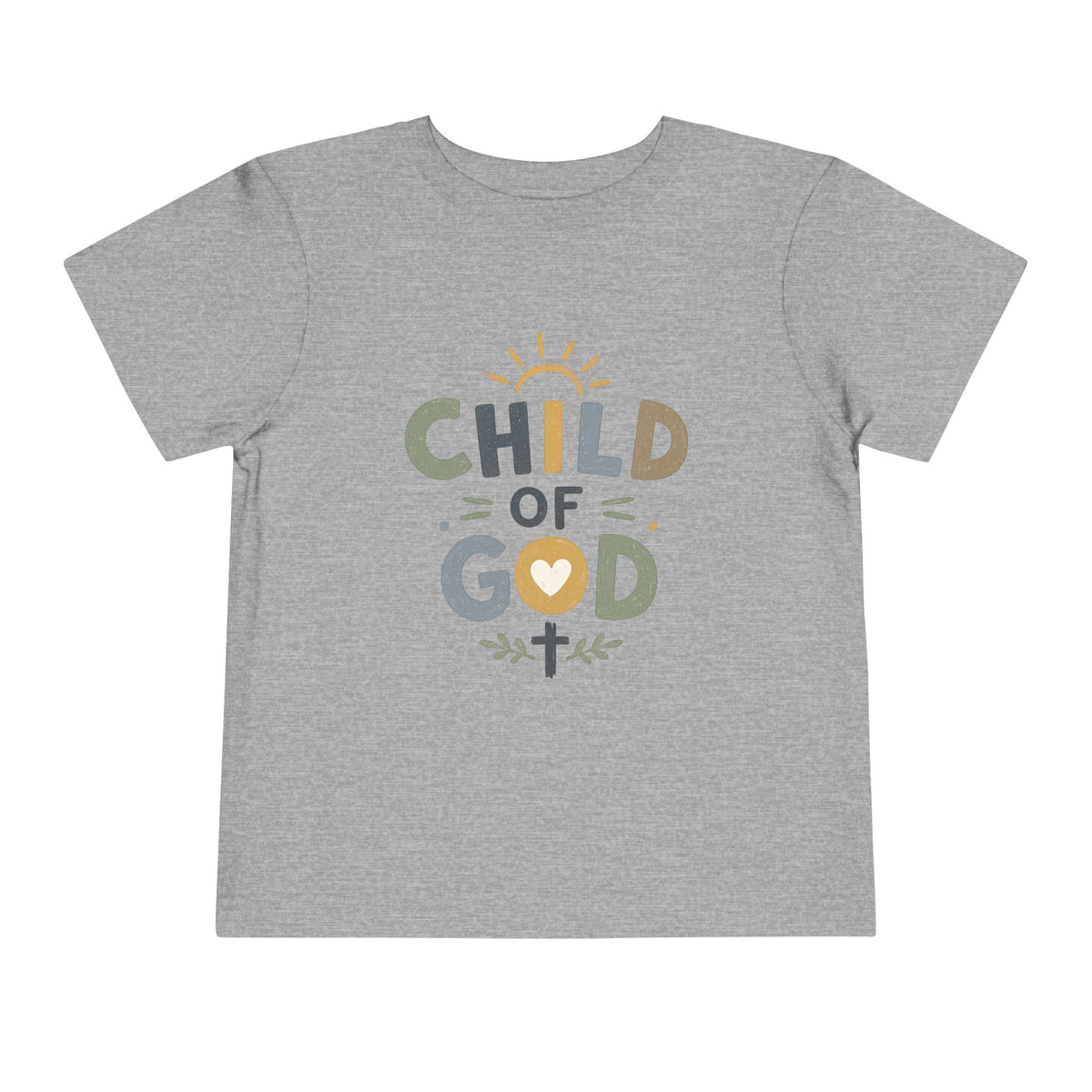Child of God Toddler Tee — Cute Faith-Based Baby Shirt