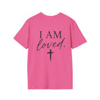 I Am Loved Christian T-Shirt — Inspirational Faith Tee with Cross