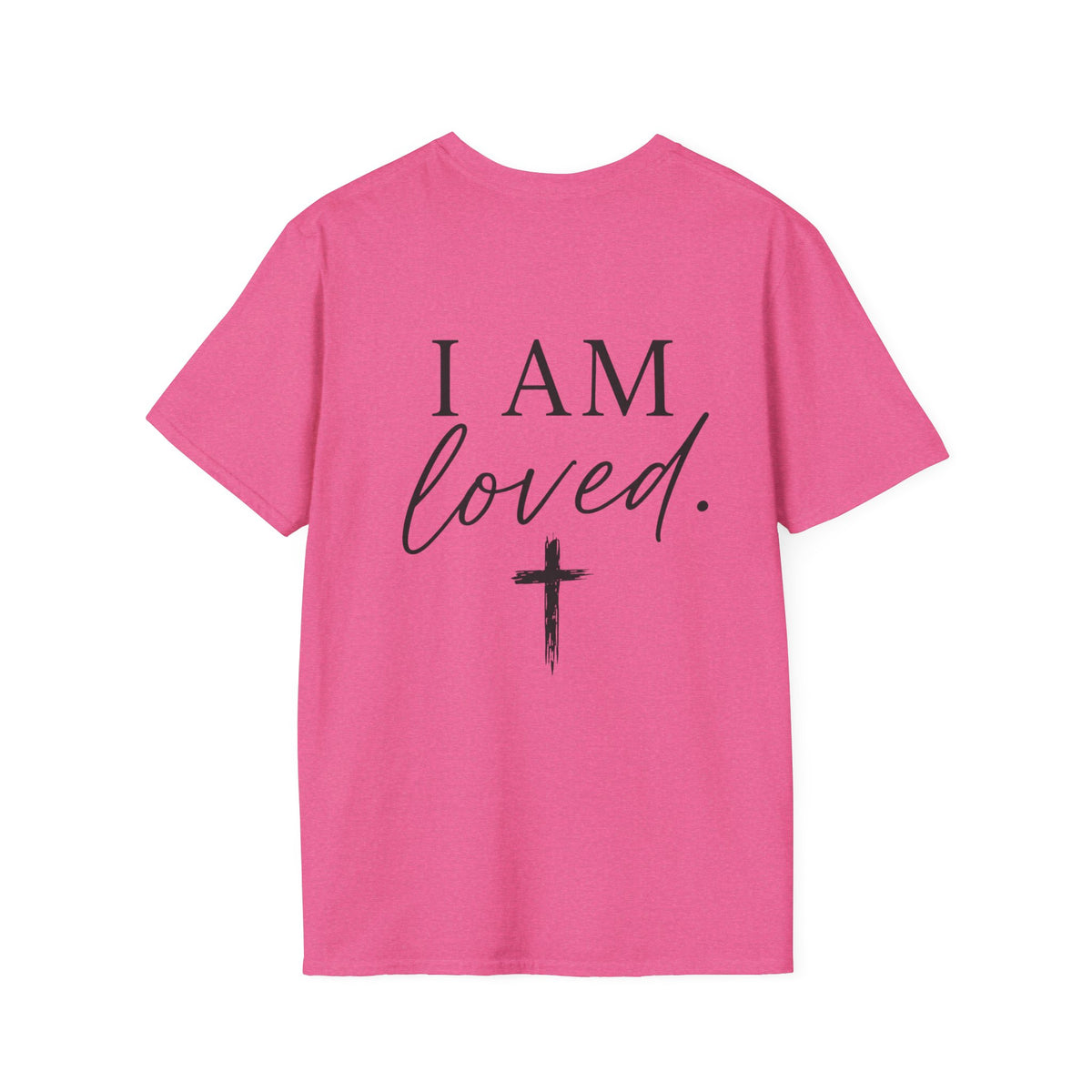 I Am Loved Christian T-Shirt — Inspirational Faith Tee with Cross