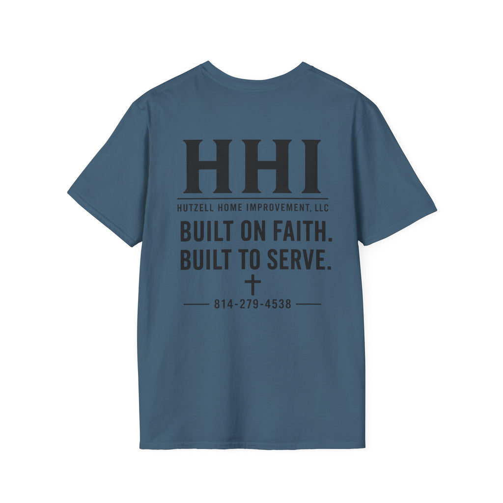 T-Shirt — HHI Built on Faith | Christian Home Improvement Logo Tee