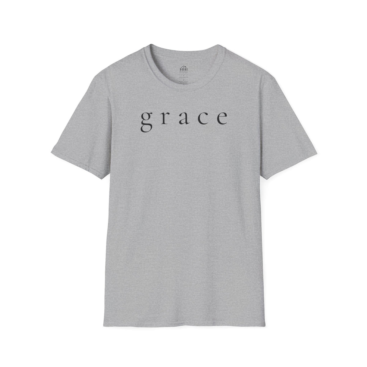 Grace Script T-Shirt — Minimalist Christian Faith Tee