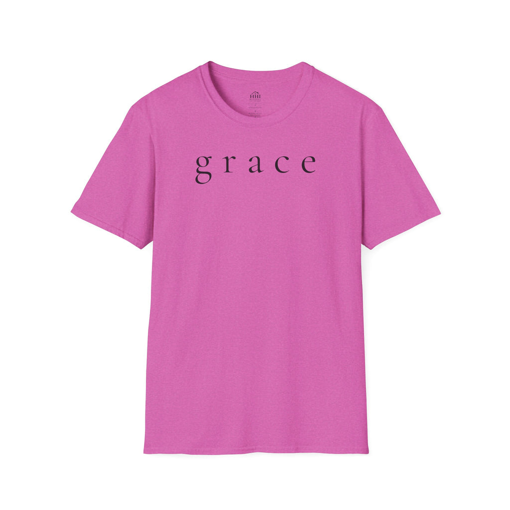 Grace Script T-Shirt — Minimalist Christian Faith Tee