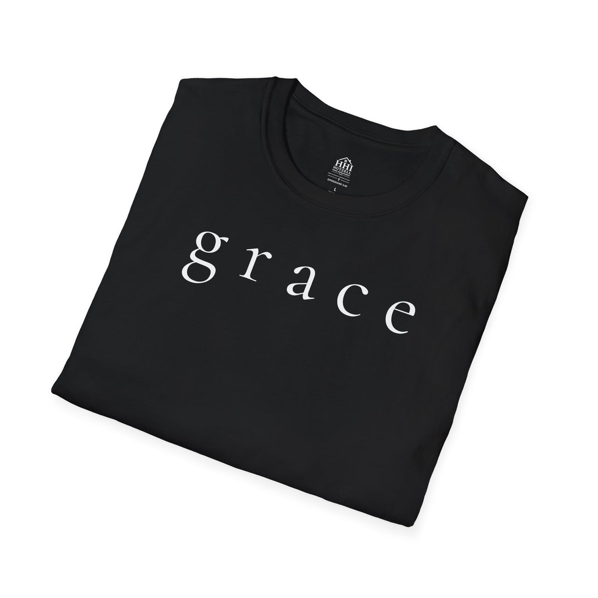 Grace Script T-Shirt — Minimalist Christian Faith Tee