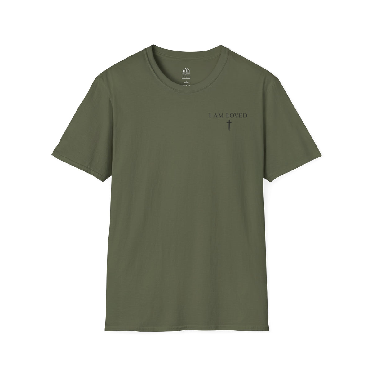 I Am Loved Christian T-Shirt — Inspirational Faith Tee with Cross