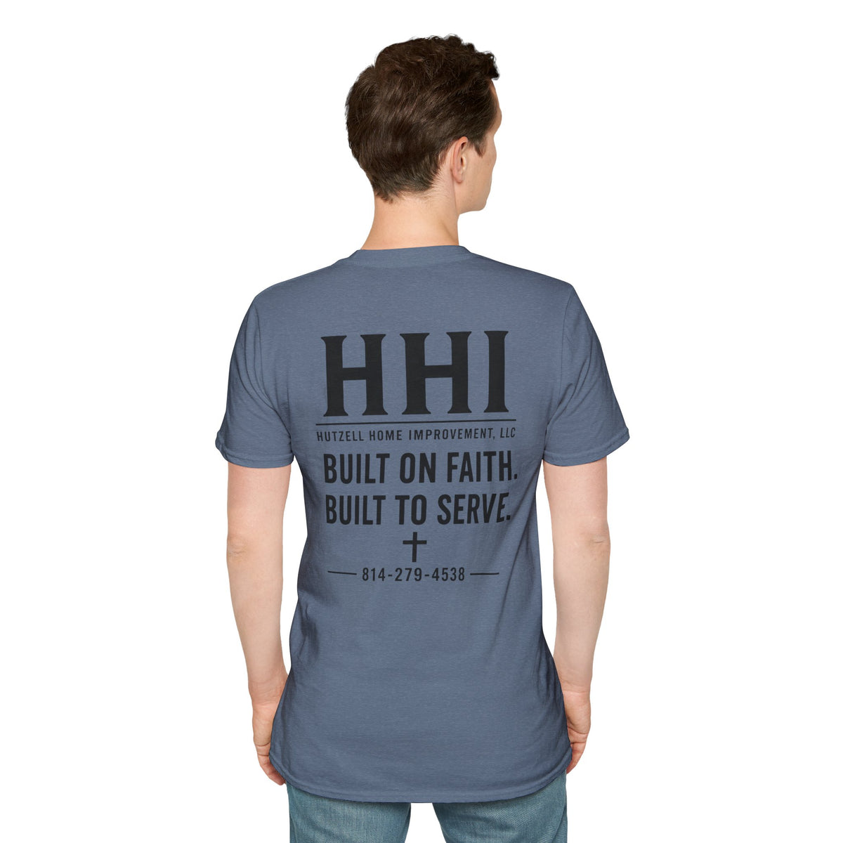 T-Shirt — HHI Built on Faith | Christian Home Improvement Logo Tee