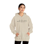 Made For More Hoodie — Inspirational Minimal Script Pullover