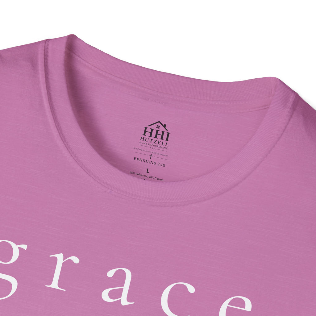 Grace Script T-Shirt — Minimalist Christian Faith Tee