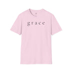 Grace Script T-Shirt — Minimalist Christian Faith Tee