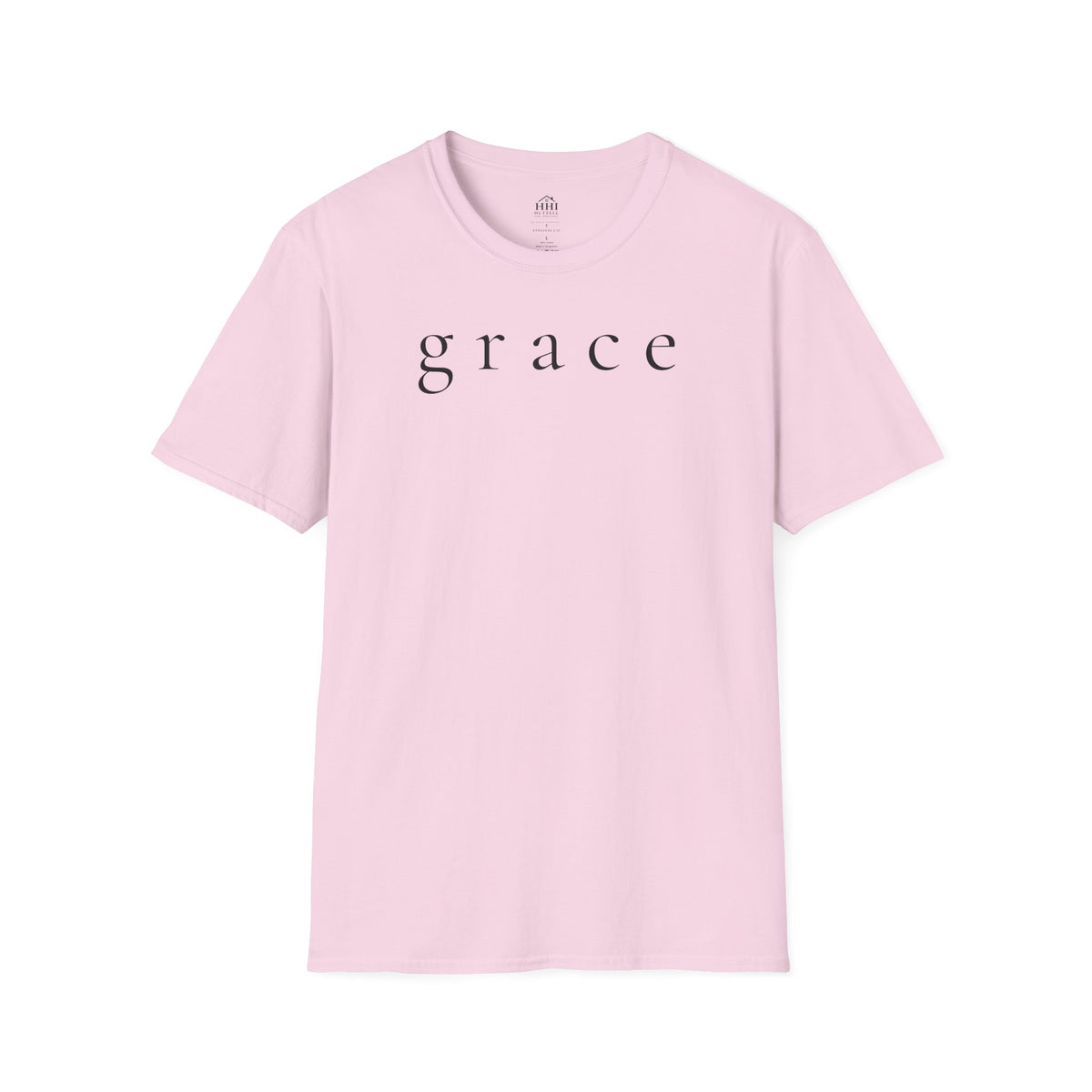 Grace Script T-Shirt — Minimalist Christian Faith Tee