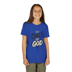 Child of God Youth Tee — Christian Kids Short Sleeve Shirt (faith, baptism, Sunday School)
