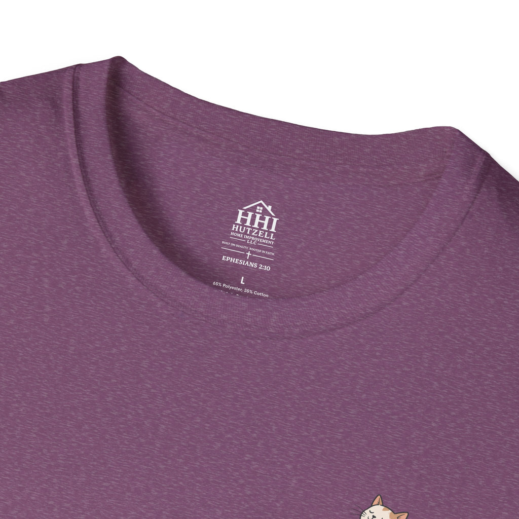 Cat 'Paws and Prayers' T-Shirt — Cute Christian Cat Graphic Tee