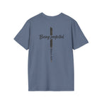 Being perfected T-Shirt — Inspirational Christian Cross Tee (Hebrews 10:14)