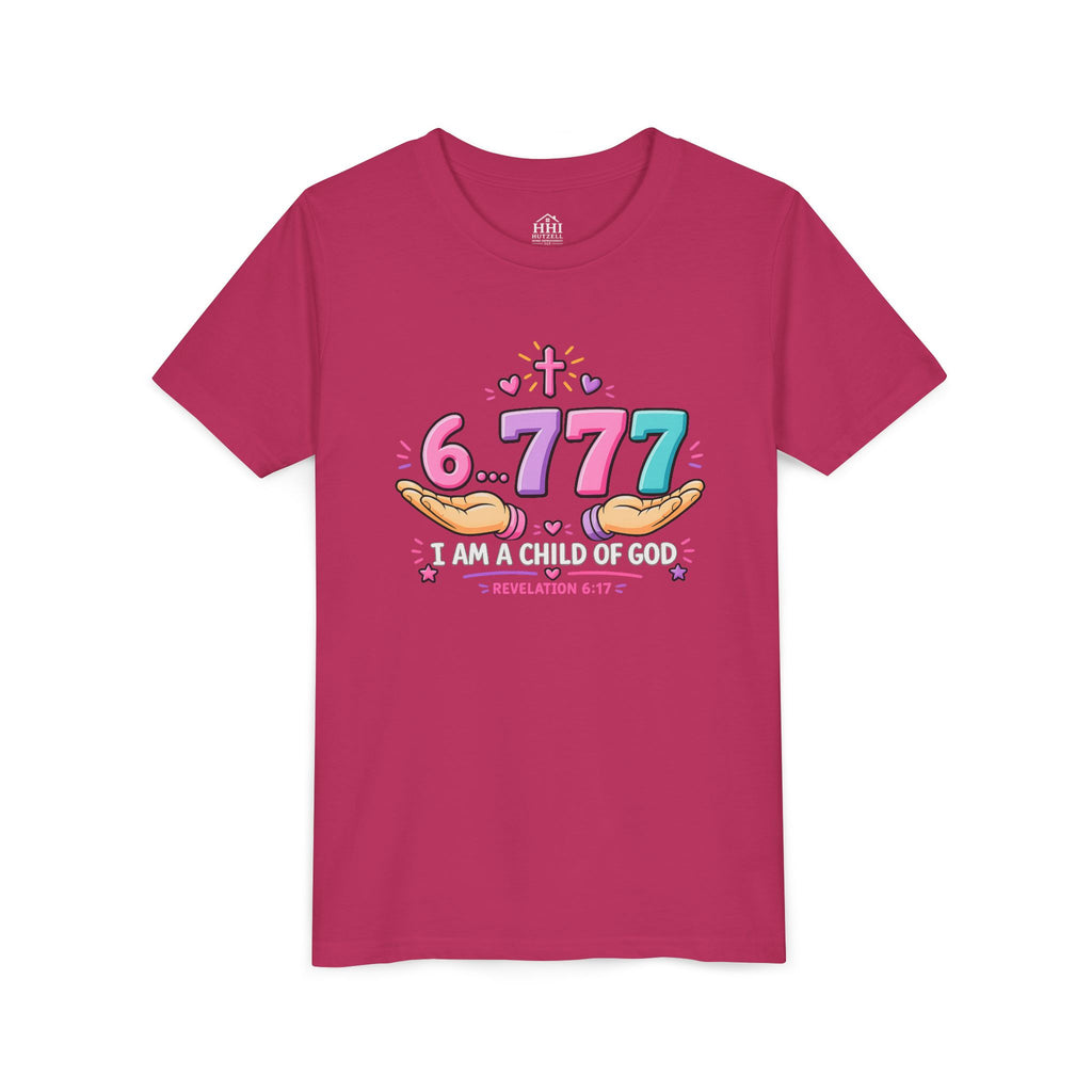 Youth 6...777 | "I am a child of God" Christian Tee